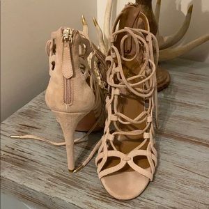 Aquazzura ooh la la lace up sandal size 6